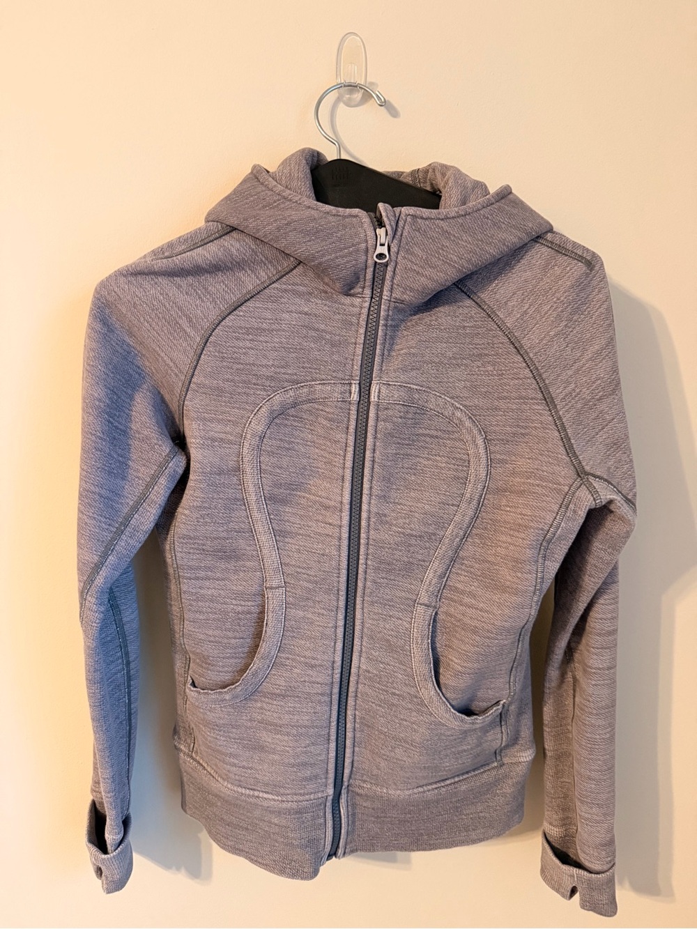 Lululemon Scuba Hooded Zip-Up Jacket in Heather Gray